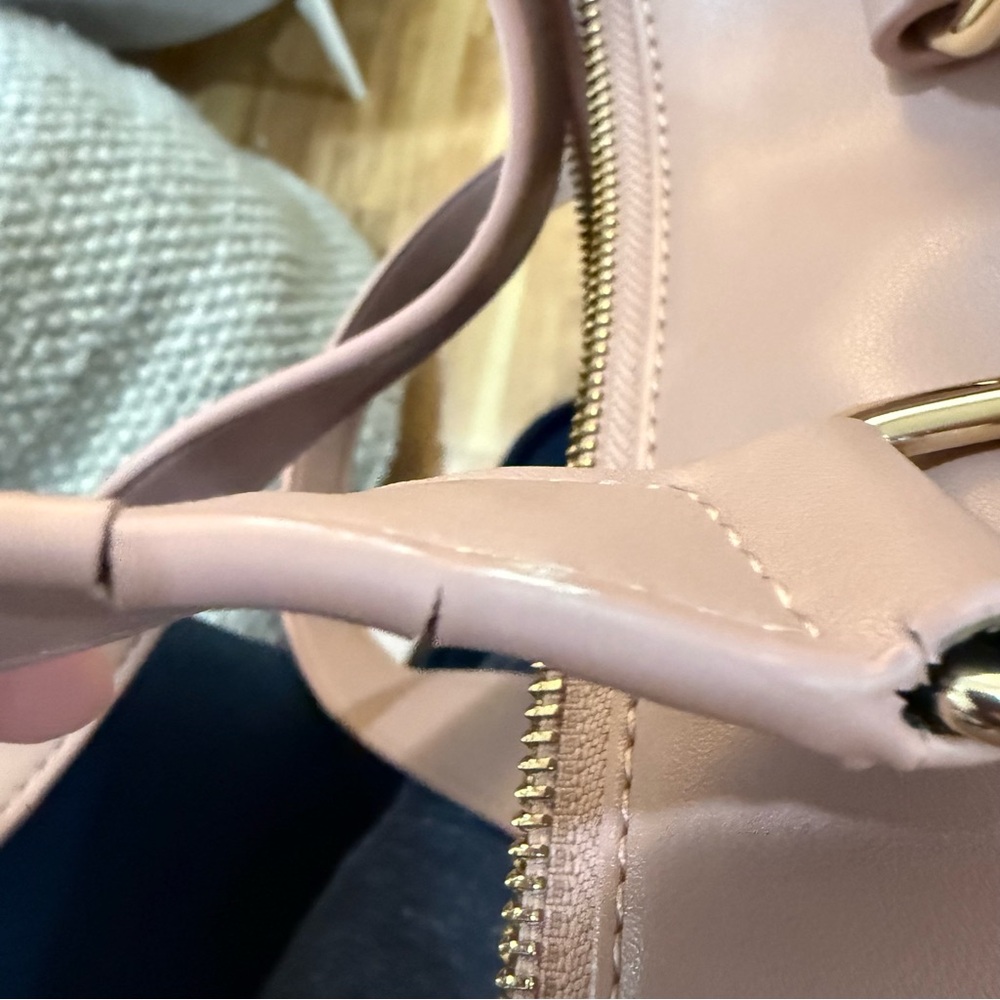 White Elm Gemini Convertible Backpack Bag Purse Tote Dusty Rose w/xtra Strap - Picture 14 of 14